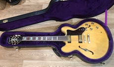 Mint Epiphone Elite Sheraton guitar, natural, made in Terada factory, fabulous guitar.