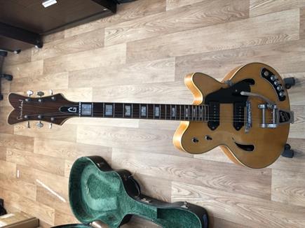 Very RARE 1959 Emile Grimshaw SS short scale semi electric, as used by Joe  Brown, Pete Townsend
