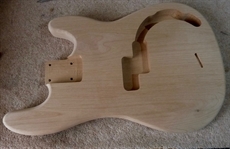 Replacement solid Alder PB bass body, 2 pice, centre joined, original specs
