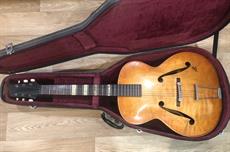 1950's Framus Triumph archtop jazz guitar, case, all good.