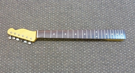New Old stock 60's retro Tele neck, slab rosewood board, Klusons