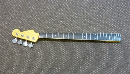 For sale, P Bass 60's style BOUND rosewood fingerboard neck, Kluson machine heads.
