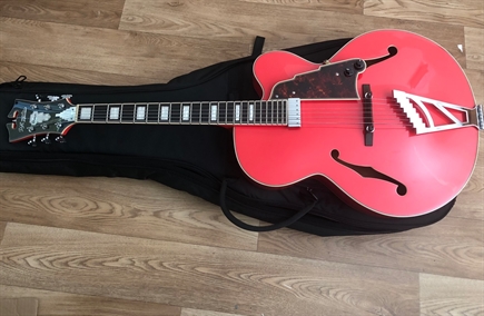 New D'Angelico Special exl-1 electric guitar, fiesta red, 