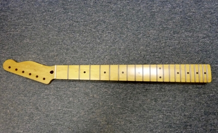 Unused MINT 50's Fender style Telecaster neck, cellulose finish, cross truss, great replacement 